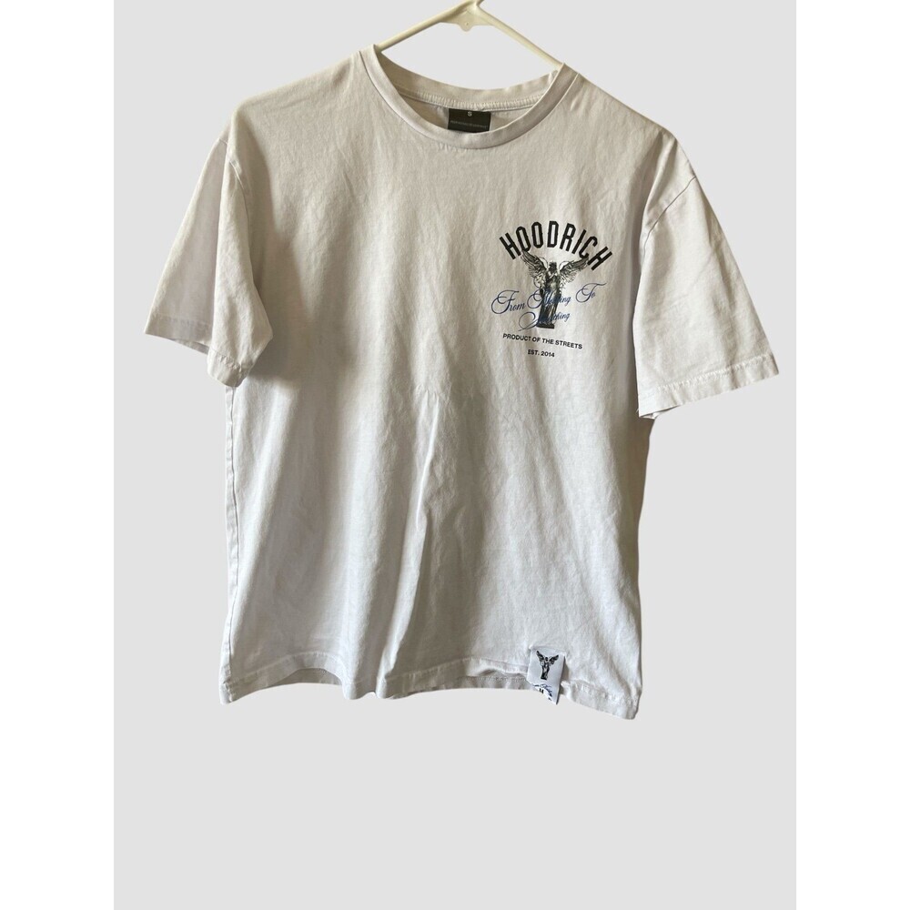 HoodRich T Shirt Mens Size SM "From Nothing To Something" Angel White StreetWear